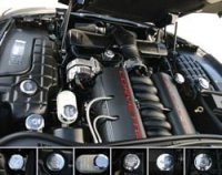 C5 Corvette Z06 Polished Aluminum Engine Caps Set