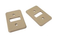 1994-1996 C4 Corvette - Set of Two Tan Seat Back Release Bezels