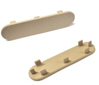 1997-2004 C5 Corvette Light Oak Tan Door Panel Access Plug Insert Covers 2pc
