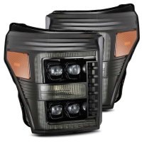 2011-2016 Ford NOVA-Series LED Projector Headlights Alpha-Black Plank Style Design