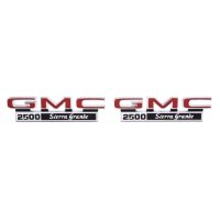 1971-1972 GMC Truck Front Fender Emblem, "GMC 2500 Sierra Grande' Pair