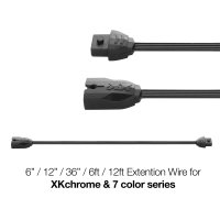 XK Glow 12-Inch 4-Pin Extension Wire for LED Lighting