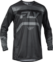 Fly Racing Youth Rayce MTB/BMX Bicycle Jersey (Black/Charcoal, Youth Small)