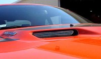 2008-2014 Dodge Challenger Billet Style Hood Scoop Insert Grilles