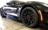 2014-2019 C7 Corvette Full Strip LED Side Markers Blackouts and Clear