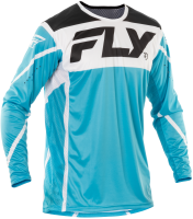 Fly Racing Men's Lite Jersey (Blue/White/Black, Large)
