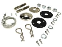 1970-1974 Dodge Challenger Mopar Hood Pin Kit with 18" Lanyards