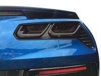 C7 Corvette Molded Acrylic Taillight Covers Smoked