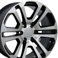 20" Replica Wheel CV99 Fits GMC Sierra Yukon Rim Tahoe 20x9 Machined Wheel