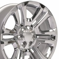 GMC Sierra Chevy Silverado 22" Replica Wheel CV99 Rim 22x9 Chrome Wheel