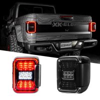 2020 Jeep Gladiator JT XK Glow LED Taillight with Smoked Lens