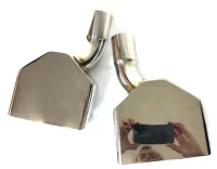1970-1974 Plymouth Barracuda Cuda Stainless Steel Exhaust Tips 2" Inlet