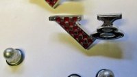 1964-1965 Barracuda 1965 Fury 1965 Belvedere Fender Emblems Set by Vans Auto