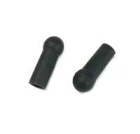 1966-76 A/B/E body Barracuda Demon Duster Dart Mopar Sunvisor Tips/Pair Black
