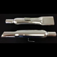 1968-1974 A-Body  Chrome Exhaust Tips Pair for Duster, Demon, Dart