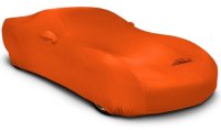 2008-2019 Dodge Challenger Satin Stretch Car Cover Rust Orange