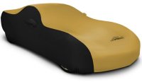 2015-2019 Ford Mustang Coverking Indoor Satin Stretch Custom 2 Tone Car Cover Black and Gold