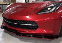 2014-2019 C7 Corvette Front Splitter Stage 2 Striped Signature Series