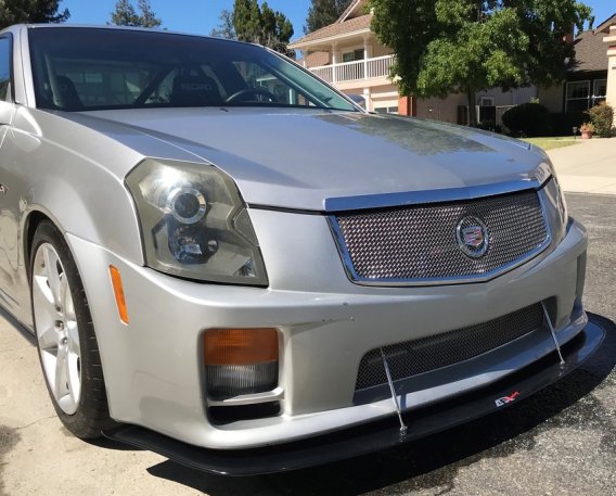 APR Performance Carbon Fiber Wind Splitter With Rods fits 2004-2007 Cadillac CTS-V