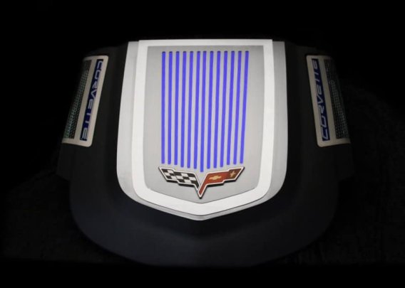 C6 Corvette ZR1 Engine Cover Shroud Ribbed