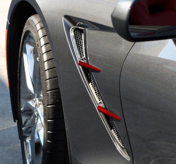 2014-2019 C7 Corvette Painted Retro Side Spears Package