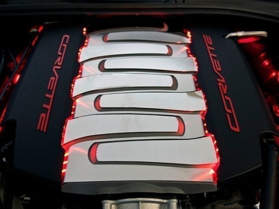 C7 2014-2018 Corvette Fuel Rail Covers LED Lighting Kit