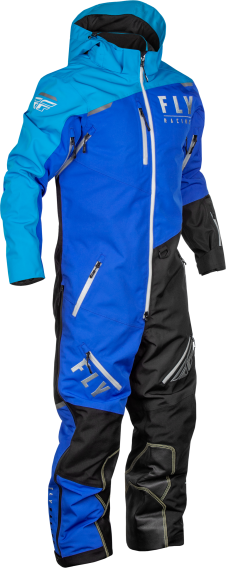 Fly Racing Cobalt Monosuit Snow Suit (Blue/Grey (Snow Bike), Medium)