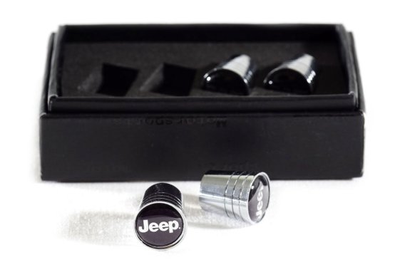 Eurosport Daytona Jeep Chrome Tapered Valve Stem Caps