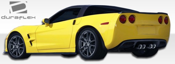 2005-2013 Corvette C6 Duraflex ZR Edition Rear Fenders - 2 Piece