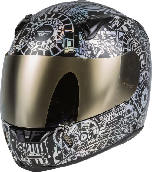 Fly Racing 73-83812X Revolt Matrix Helmet Iridescent 2X