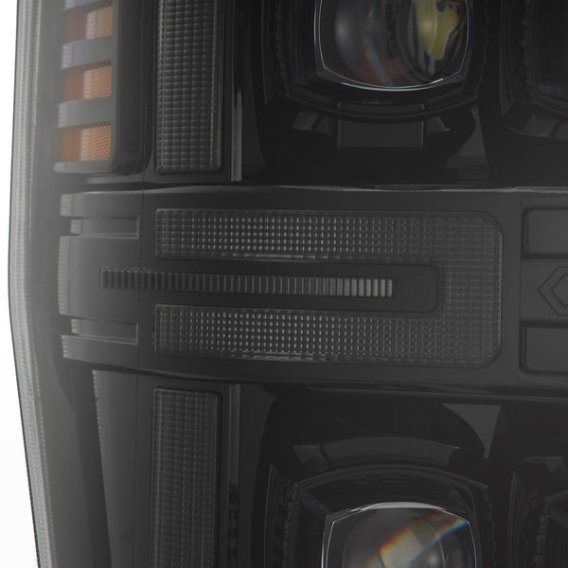 2004-2008 Lincoln Mark LT AlphaRex Pro-Series Black Projector Headlights