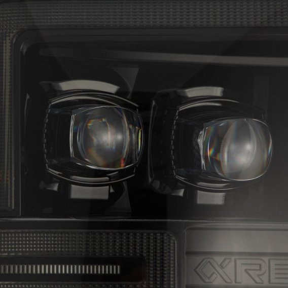 2004-2008 Lincoln Mark LT AlphaRex Pro-Series Black Projector Headlights