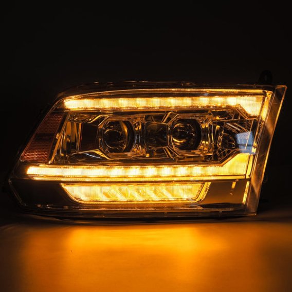 2002-2006 RAM 1500 / 2003-2006 RAM 2500 AlphaRex LUXX-Series LED Tail Lights - Alpha-Black