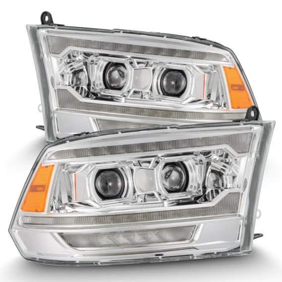 2002-2006 RAM 1500 / 2003-2006 RAM 2500 AlphaRex LUXX-Series LED Tail Lights - Alpha-Black