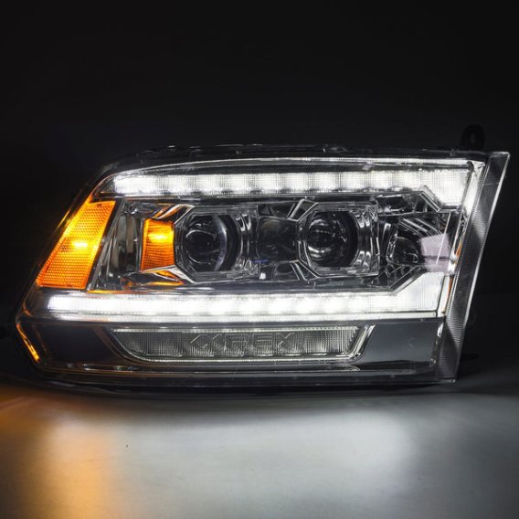 2002-2006 RAM 1500 / 2003-2006 RAM 2500 AlphaRex LUXX-Series LED Tail Lights - Alpha-Black