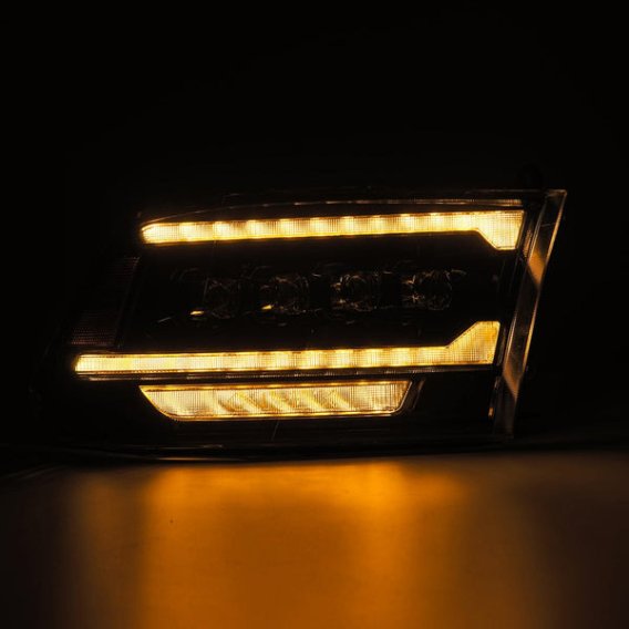 2009-2018 RAM 2500 AlphaRex LED Projector Headlights with ACT Light, Sequential Signal, and DRL