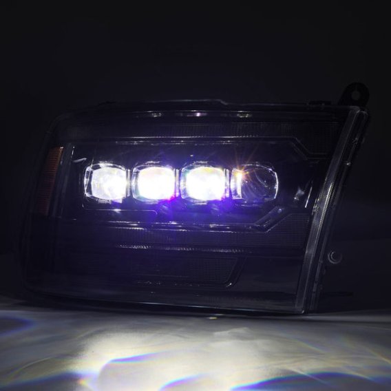 2009-2018 RAM 2500 AlphaRex LED Projector Headlights with ACT Light, Sequential Signal, and DRL