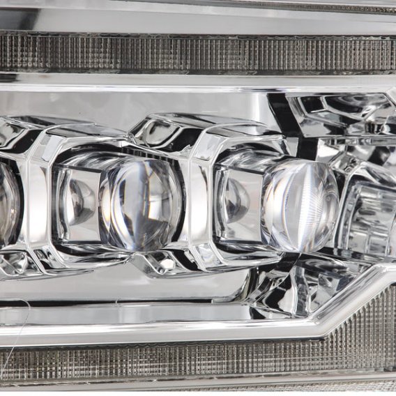 2009-2018 RAM 2500 AlphaRex LED Projector Headlights Plank Style with ACT Light and Sequential Si...
