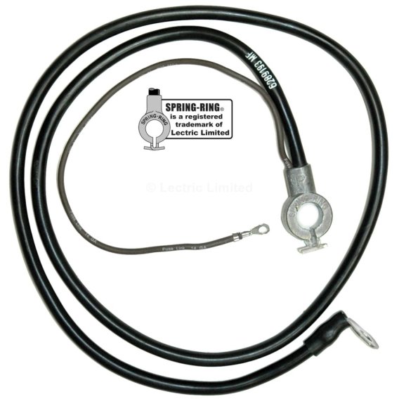 1968-1969 Chevrolet Camaro Lectric Limited Battery Cable and Ground Straps, Positive Terminal for...
