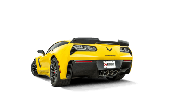 C7 Corvette Z06 Akrapovic Titanium Exhaust-Axle Back