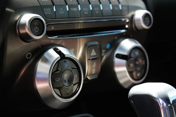 2010-2015 Camaro Billet Aluminum Radio Knob Covers 2 pcs