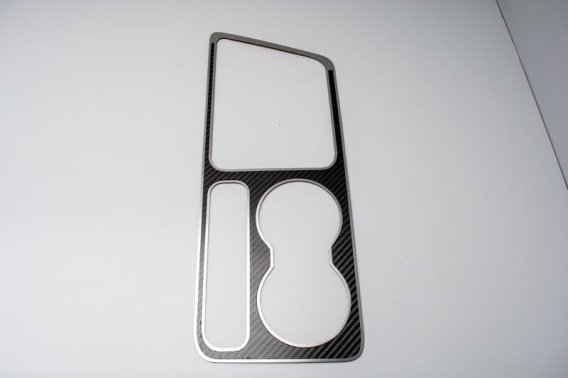 2008-2014 Dodge Challenger Carbon Fiber Shifter Plate Overlay