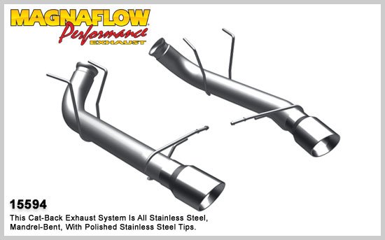 Magnaflow 15594 2011+ Mustang V8 5.0 Competition Axleback Exhaust