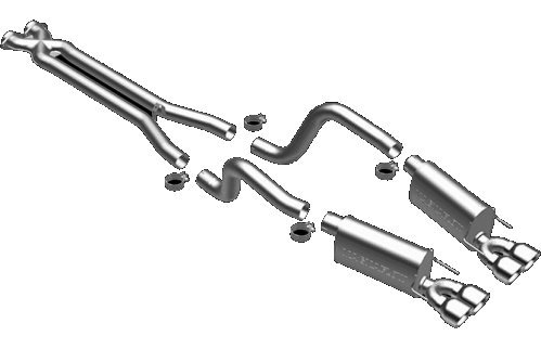 C6 Corvette MagnaFlow 16495 Street Series Cat Back Exhaust for 2009-2013 LS3 and 2006-2013 LS7