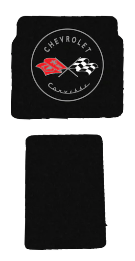 1958-1962 Corvette C1 Replacement Hood Liner w/Color Logo Emblem
