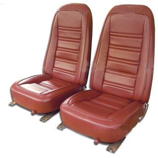 1968-1978 C3 Corvette Leather Reproduction Original Style Seat Covers