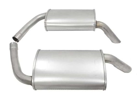 C3 1974-1979 Corvette Aluminized Hideaway Mufflers Pair 2 inch