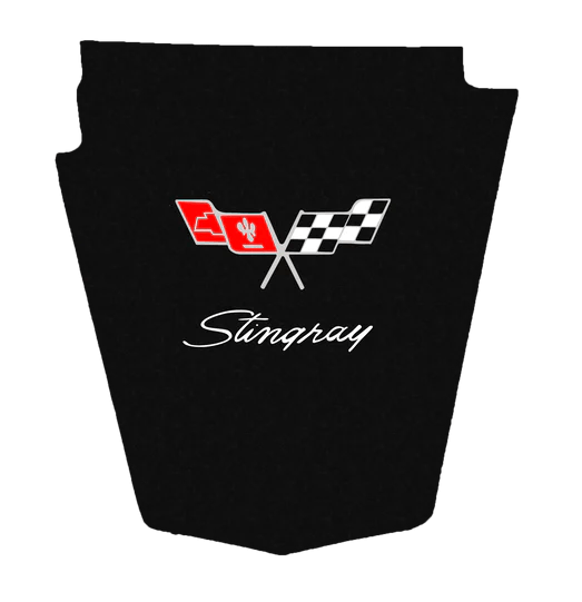1977-1979 C3 Corvette Replacement Hood Liner w/Color Logo Emblem