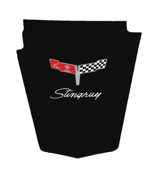 1980-1981 Corvette C3 Replacement Hood Liner w/Color Logo Emblem