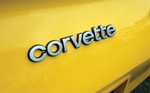 C3 1980-1982 Corvette Rear Bumper Letters 